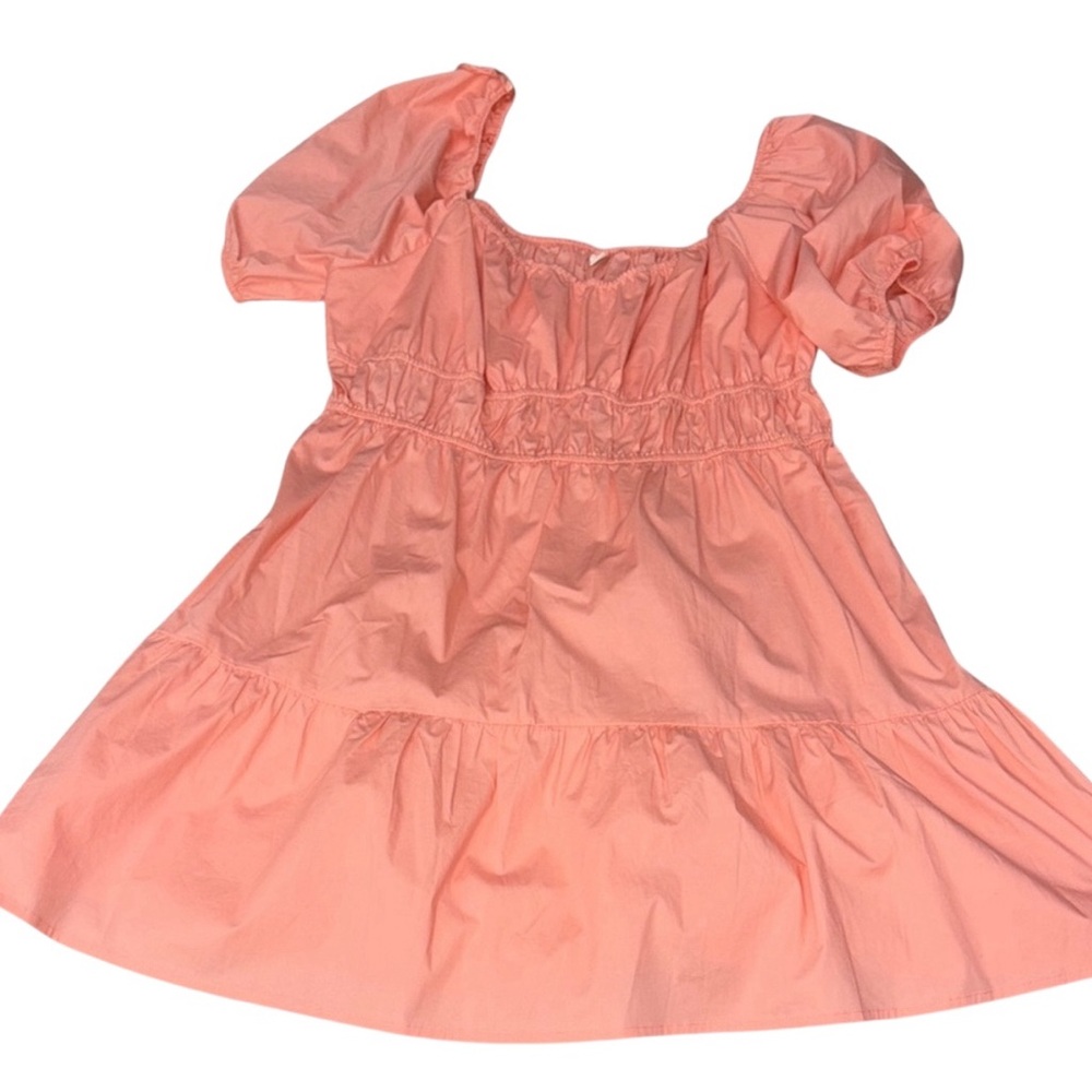 🔥3/$20🔥 BP Cotton Pink Puff Sleeve Dress Size XL